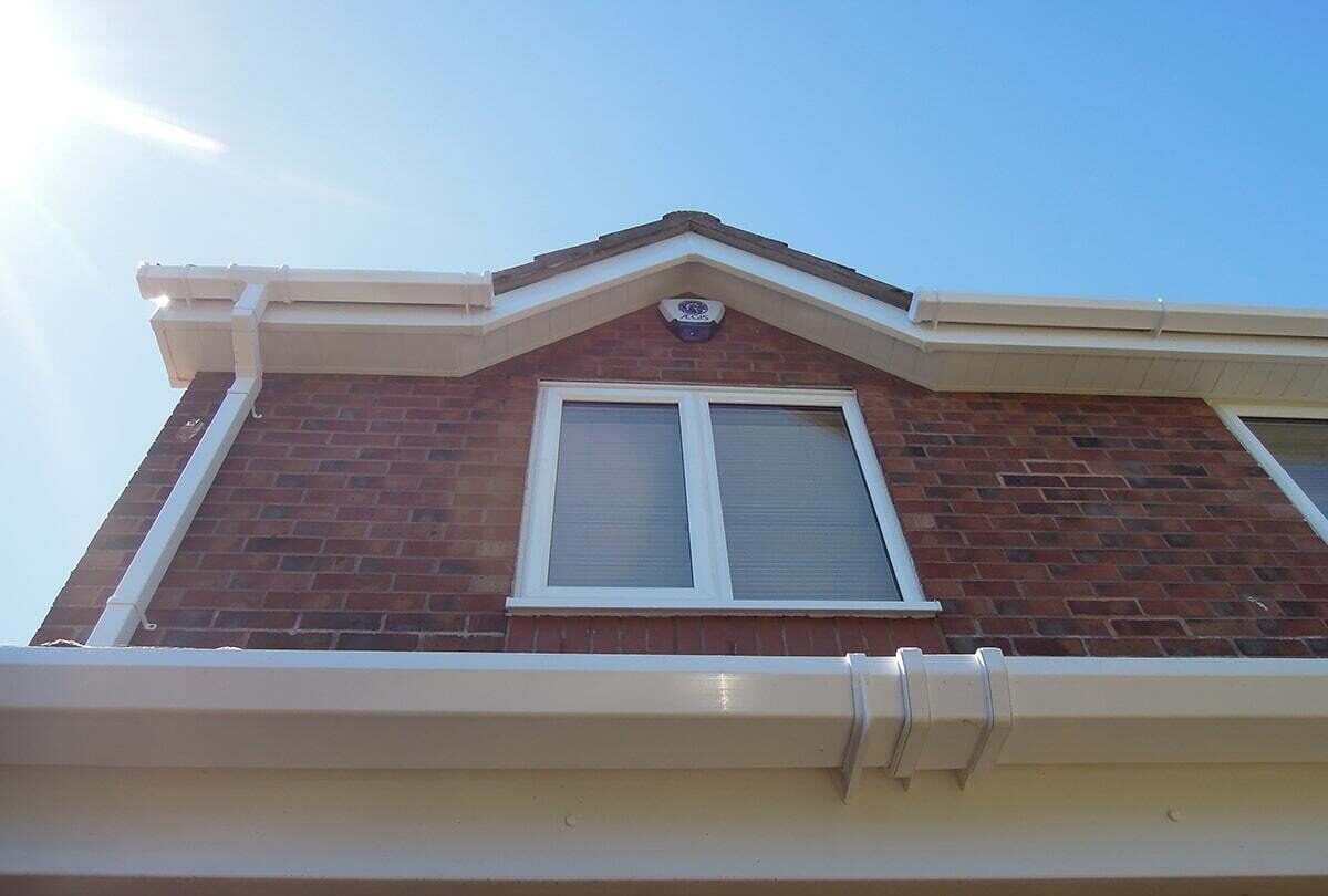 uPVC fascia, soffit and gutter installation